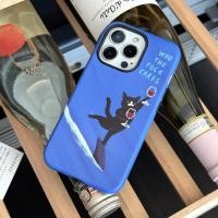 ราคา Elegant ดื่มไวน์แดงแมวสองในหนึ่งเดียวเคสโทรศัพท์เหมาะสําหรับiPhone 12 17ProMax XS 16ProMax 13 8plus 15ProMax 17Pro XSMAX 16Pro 11 XR 14 15 17AIR Matteกันกระแทกเคสโทรศัพท์ (52954060159)