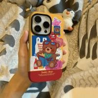ราคา เหมาะสําหรับ iPhone 17 อ่านการ์ตูนหมีสองในหนึ่งเดียวเคสโทรศัพท์ 16ProMax 13 XR XS 8Plus 11 14 16Pro XSMAX 12 15ProMax 17Pro 14Pro 16Pros 13ProMax Matte Hard Case (57901395470)