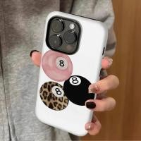 ราคา กันกระแทก เหมาะสําหรับ iPhone No 8 บิลเลียดพิมพ์ลายเสือดาว 14 12ProMax 13ProMax 7 8plus 15 16ProMax XSMAX 17ProMax 11ProMax XR X 17Pro Double layer Two in One กันกระแทก Matte (51105712648)