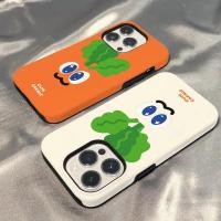 ราคา สองในหนึ่งเดียวเคสแข็งเหมาะสําหรับiPhone 14 16Proแครอทอีโมติคอน 11ProMax X XR 13 11Pro 7 8Plus 12 XSMAX 17ProMax 15 16ProMax XS 17Pro Matteเคสโทรศัพท์ (43626833727)