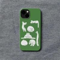 ราคา เคสโทรศัพท์ลูกแมวสีเขียวเหมาะสําหรับiPhone 15ProMax 11 XR 14ProMax 13 12 15Pro 16ProMax XSMAX 14plus 7 8plus 16Pro XS 13ProMaxกันกระแทกMatte Case (41107618144)