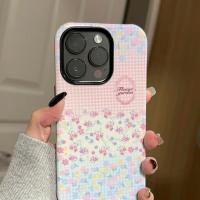 ราคา เคสโทรศัพท์ลายตารางดอกไม้ 2 in 1 เข้ากันได้กับ iPhone 15 14Pro 13ProMax XS 14ProMax 8plus 16ProMax 11ProMax XSMAX 12Pro 15ProMax เคสแข็งสองชั้นป้องกันการตกหล่น (29984865664)