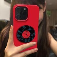 ราคา เคสป้องกันด้านล่างสีแดงสำหรับ iPhone 15PROMAX 14 12เคสมือถือซิลิโคนกันสกปรก11PROMAX XS 16PROMAX 15Pro 7 8กันกระแทกแบบเรียบง่าย PLUS 16PLUS เคสแข็ง13 16pro (26125494759)