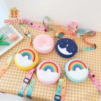ราคา WPSISE กระเป๋าใส่เหรียญ โดนัทซิลิโคนกระเป๋าสะพายข้าง น่ารักสายปรับมินิสายรุ้งกระเป๋าสะพายเด็ก (53808754361)