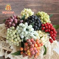ราคา WPSISE เบอร์รี่ประดิษฐ์ อเมริกัน อภิบาล ดอกไม้ปลอมประดิษฐ์ การจัดดอกไม้คริสต์มาสปลอมอุปกรณ์ประกอบฉาก (48159010939)