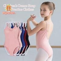 ราคา WPSISE บัลเล่ต์ Leotard แขนกุด V Back ยิมนาสติกบอดี้สูท แฟชั่น Professional Elastic Body Shaping Dance ชุดบอดี้สูทเด็ก (52907948474)