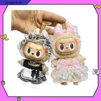 ราคา เฉพาะเสื้อผ้าเท่านั้น พวงกุญแจ จี้ผ้าลาบู 17 ซม กล่องปริศนา LABUBU เสื้อผ้า เปลี่ยนได้ ชุดกีฬาลําลอง ชุดเจ้าหญิงน่ารัก ตุ๊กตา ผ้ากํามะหยี่ขนนิ่ม อุปกรณ์เสริม (55908221338)