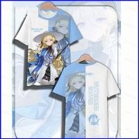 ราคา เสื้อยืดแขนสั้นน่ารักแบบการ์ตูน Wuthering Waves Phoebe (57158211901)