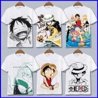 ราคา เสื้อยืดคอสเพลย์แขนสั้น สไตล์Anime Luffy Zoro Nami Chopper Ace สำหรับทุกเพศ แต่งตัวแบบสบายๆ (55508672091)