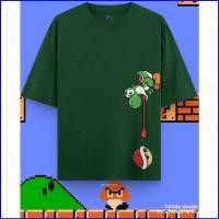 ราคา เสื้อยืดฤดูร้อนลายอนิเมะ Super Mario Galaxy ภาพยนตร์ Yoshi แขนสั้น (45107830847)