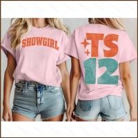 ราคา เสื้อยืดธีม Taylor Swift The Life of a Showgirl แขนสั้น สไตล์ซั머ท็อป (44270530002)