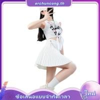 ราคา KeDaYa พร้อมส่ง ชุดซัมเมอร์ เสื้อกล้าม กระโปรงสไตล์นักเรียน เสื้อฮิปฮอป ชุดเดรสสไตล์เกาหลี Jang Won Young ชุดแจ๊สแดนซ์สำหรับเด็ก แฟชั่นสไตล์อเมริกัน (45158934689)