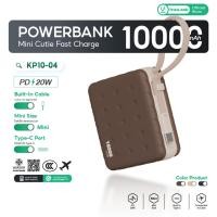 ราคา CCC มอก UKIKI Powerbank 10 000mAh PD22 5W พาวเวอร์แบงค์ชาร์จเร็ว สายType C รุ่น KP10 04 (40776777670)