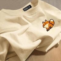 ราคา Sea Tee COD เสื้อยืด oversize cotton100 เสื้อแฟชั่น คอกลม แขนสั้น พิมพ์ลาย Little fox สไตล์ลำลอง ใส่สบาย S 3XL (50354464954)