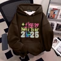 ราคา Sea Tee COD สเวตเตอร์ ผ้าCOTTON100 เรียบง่ายและมีสไตล์ OVERSIZE แขนยาว พิมพ์ลาย Happy New Year (49603769555)