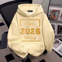 ราคา Sea Tee COD สเวตเตอร์ ผ้าCOTTON100 เรียบง่ายและมีสไตล์ OVERSIZE แขนยาว พิมพ์ลาย Happy new year7 (54903962293)