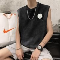 ราคา Sea Tee COD เสื้อแขนกุด เสื้อยืด oversize ใส่สบาย ระบายอากาศดี cotton100 พิมพ์ลาย สีขาว flower top (54150829782)