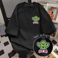 ราคา Sea Tee COD เสื้อยืด oversize cotton100 เสื้อแฟชั่น คอกลม แขนสั้น Beach cactus งานสกรีนเลียนแบบงานปัก ใส่สบาย 2026 (53207941562)
