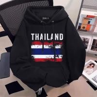 ราคา Sea Tee COD สเวตเตอร์ ผ้าCOTTON100 เรียบง่ายและมีสไตล์ OVERSIZE แขนยาว พิมพ์ลาย THAIF (52653508126)