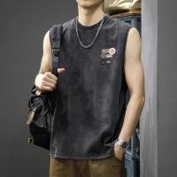 ราคา Sea Tee เสื้อวินเทจ แขนกุด เสื้อยืด oversize ผ้าCotton 100 เสื้อกีฬา ลายพิมพ์แฟชั่น LUCK สบายและนุ่ม (50200950897)