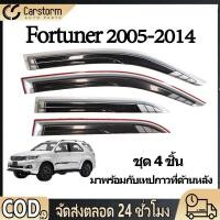 ราคา กันสาดประตู Fortuner 2005 2014 พร้อมกาว 4 ชิ้น สีดำ กันสาด คิ้วกันสาดประตู คิ้วกันสาด (42379011432)