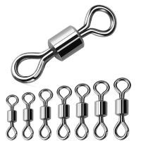 ราคา Tokushima 100 ชิ้นลูกปืนหมุนตกปลา Barrel Roll Tackle Connector แหวน (18781307188)