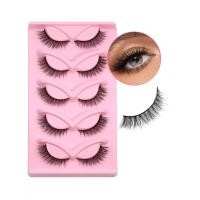 ราคา 5 คู่ 3D Cross Style Long False Eyelashes Dense Eye Enhancing Naturally Fluffy Makeup Lashes (24055281084)