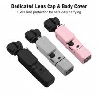 ราคา เคสซิลิโคนสําหรับ DJI Osmo Pocket 3 Handheld Gimbal Soft Anti Scratch Shell เลนส์หมวก Anti bump สีดําสีเทาสีชมพูสําหรับ Vlog Travel เกียร์ป้องกัน (25133825903)