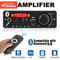 ราคา DC 5V บลูทูธ 5 0 MP3 บอร์ด 6W เครื่องขยายเสียง MP3 เครื่องเล่นรองรับ 3 5 มม USB TF FM สําหรับโมดูล (24373216513)