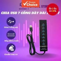 ราคา พอร์ต USB HUB 7in1 USB SuperSpeed 5Gbps Splitter สายยาว 1 2 ม พร้อมไฟ LED สําหรับแล็ปท็อปพีซี (26928130916)
