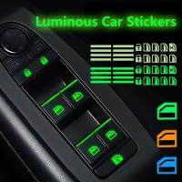 ราคา สติ๊กเกอร์เรืองแสงรถหน้าต่างปุ่มกดสําหรับ Toyota Camry Mitsubishi Benz Hyundai Kia (26404775696)