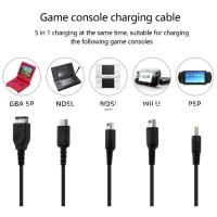 ราคา Cuy สายชาร์จ USB สําหรับ NDS GBASP PSP1000 5 in 1 Fast Charger สายไฟ (26322838816)