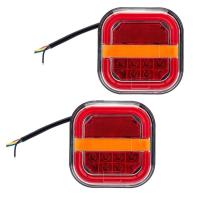 ราคา CUY รถบรรทุก LED แบบไดนามิกไฟท้ายสัญญาณไฟแสดงสถานะกระพริบไฟเตือน 12V 24V (54807614252)