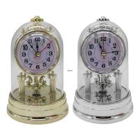 ราคา CUY Retro พลาสติกนาฬิกาตั้งโต๊ะโบราณยุโรปตกแต่งตารางนาฬิกาปลุกเงียบพร้อมนาฬิกาใส Mantel นาฬิกา Dec (45659006689)