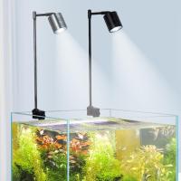 ราคา โคมไฟตู้ปลา 7w 10w พร้อมไฟตู้ปลาแบบปรับได้สําหรับถังปลาขนาดเล็กปลาพืช (47807633241)