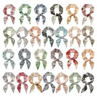 ราคา Bo Skinny Scarf Letter ผ้าพันคอผมริบบิ้นผ้าพันคอ Scrunchies ผ้าพันคอซาติน Bandana (26218230973)