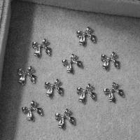 ราคา 10 ชิ้น Bows เล็บ Charms ริบบิ้น Bowknot ตกแต่งเล็บ Bows Charms สําหรับเคสโทรศัพท์สมุดภาพซองจดหมายการ์ดทํา (24198024758)
