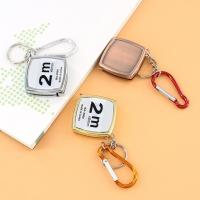 ราคา มินิสแควร์พวงกุญแจเทปวัดความยาว 2M ไม้บรรทัดเหล็กความแม่นยําง่ายต่อการพกพา ABS ที่อยู่อาศัยเหมาะสําหรับ Househol (53007608604)