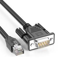 ราคา RJ45 ถึง DB9 RS232 Serial Port Connector สายไฟอะแดปเตอร์สําหรับการเชื่อมต่อเซิร์ฟเวอร์ (48807623877)