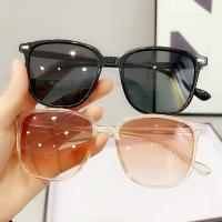ราคา แว่นกันแดดสไตล์ฮ่องกง UV400 เหมาะสำหรับคนหน้ายาวและใบหน้าใหญ่ มาในแบบผู้ชายและผู้หญิง (47858998638)