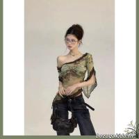 ราคา เสื้อยืดพิมพ์ลายเสือดาวลูกไม้ ออกแบบใหม่ สวมใส่สบายในหน้าร้อน (55155677833)