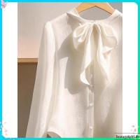 ราคา ฝรั่งเศสสง่างามลูกไม้ขึ้นเสื้อเชิ้ตสีขาวแขนบานผู้หญิงฤดูใบไม้ผลิฤดูใบไม้ร่วงใหม่พายเรือแขนใบบัวด้านบน (50457932759)