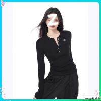ราคา Semir เสื้อยืดแขนยาวผู้หญิง แบบครอป ทรงสลิมฟิต ฤดูใบไม้ร่วง 2024 (57408458974)