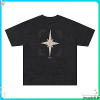 ราคา EVERESTER เสื้อยืด ฟอก เฟดเทาดำ Cotton 100 Oversize Spider Team เสื้อวินเทจ FED Hunter x Hunter (42979904674)