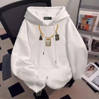 ราคา Sea Tee COD สเวตเตอร์ ผ้าCOTTON100 เรียบง่ายและมีสไตล์ OVERSIZE แขนยาว พิมพ์ลาย Amulet necklace (47604359177)