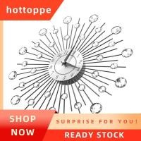 ราคา hottoppeVintage โลหะคริสตัลนาฬิกาแขวนหรูหราขนาดใหญ่ Morden นาฬิกาแขวนนาฬิกาออกแบบตกแต่งบ้าน (42278167727)