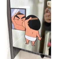 ราคา COD สติ๊กเกอร์ติดผนังการ์ตู สติ๊กเกอร์ห้องน้ำกันน้ำ สติ๊กเกอร์ติดกระจกห้องน้ำ สติกเกอร์ประตูกระจก ตกแต่งบ้าน (49453457717)