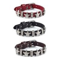 ราคา CUY Punk สร้อยข้อมือหนังวินเทจ และเข็มขัดหัวลาย spike star (45757640013)