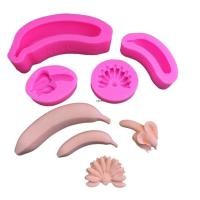ราคา CUY 3D กล้วยรูปแม่พิมพ์ซิลิโคนเครื่องมือตกแต่งเค้กFondantsช็อกโกแลตแม่พิมพ์ (53250107412)