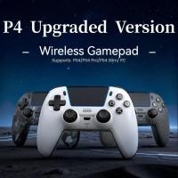 ราคา P4 PLUS Controller จอยสติ๊กเกมไร้สาย Bluetooth Joystick จอยสติ๊กเกม GEN2 For PC Notebook IOS Android (55408773314)